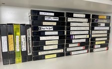 Blank VHS Video Tapes Bulk Lot of 35 All From 80s & 90s - FREE TRACKED POSTAGE!