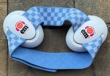Baby blue checked EMS for Kids Baby Earmuffs Noise Protection Headband Style EUC