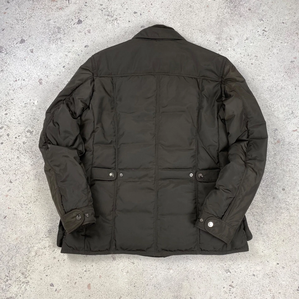 Куртка Moncler Канзас вниз пальто мужской размер 4 коричневый редкая - Изображение 3 из 4