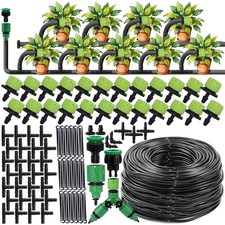 5-30M Garden Drip Irrigation Kit 1/4" Automatic Watering System Adjustable