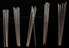 Sterling Silver Jewelry Making Head pins Findings-25 pcs, 2mm head, 38mm long