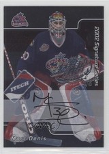 2001 ITG Be A Player Signature Series All-Star Game 4/5 Marc Denis #035 Auto 1o3