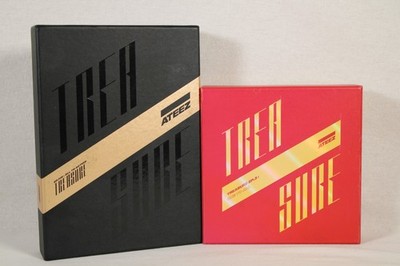 ATEEZ Treasure Ep3: One To All and EP.FIN Album CD Photo Book Stickers Cards Lot