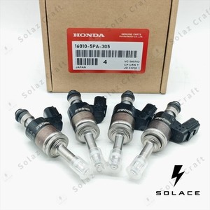 4PCS GENUINE OEM FUEL INJECTORS 16010-5PA-305 FOR ACCORD CR-V CIVIC 1.5L TURBO