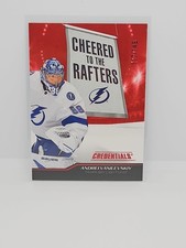 2024 - 25 UD Credentials Cheered To The Rafters Andrei Vasilevskiy Red