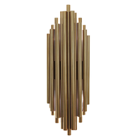 Zonda W - GroßE Goldene Wandleuchte 50Cm