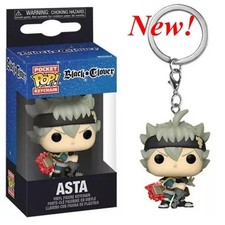 Pocket Pop Asta Yami Noelle Black Clover Keychain Funko Mini Anime