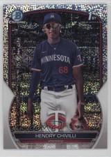 2023 Bowman Chrome Prospects Speckle Refractor 155/299 Hendry Chivilli 02u3