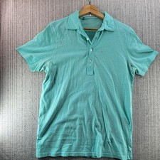 Criquet Polo Shirt Mens Medium Mint Green Golf Short Sleeve Casual Comfort
