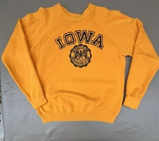 Vintage 80s Iowa State University Collegiate Pacific Sweatshirt Men's Large