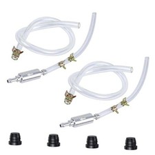 2PCS Brake Bleeder Hose, One Way Check Valve Bleeding Tool Kit with 2 PCS