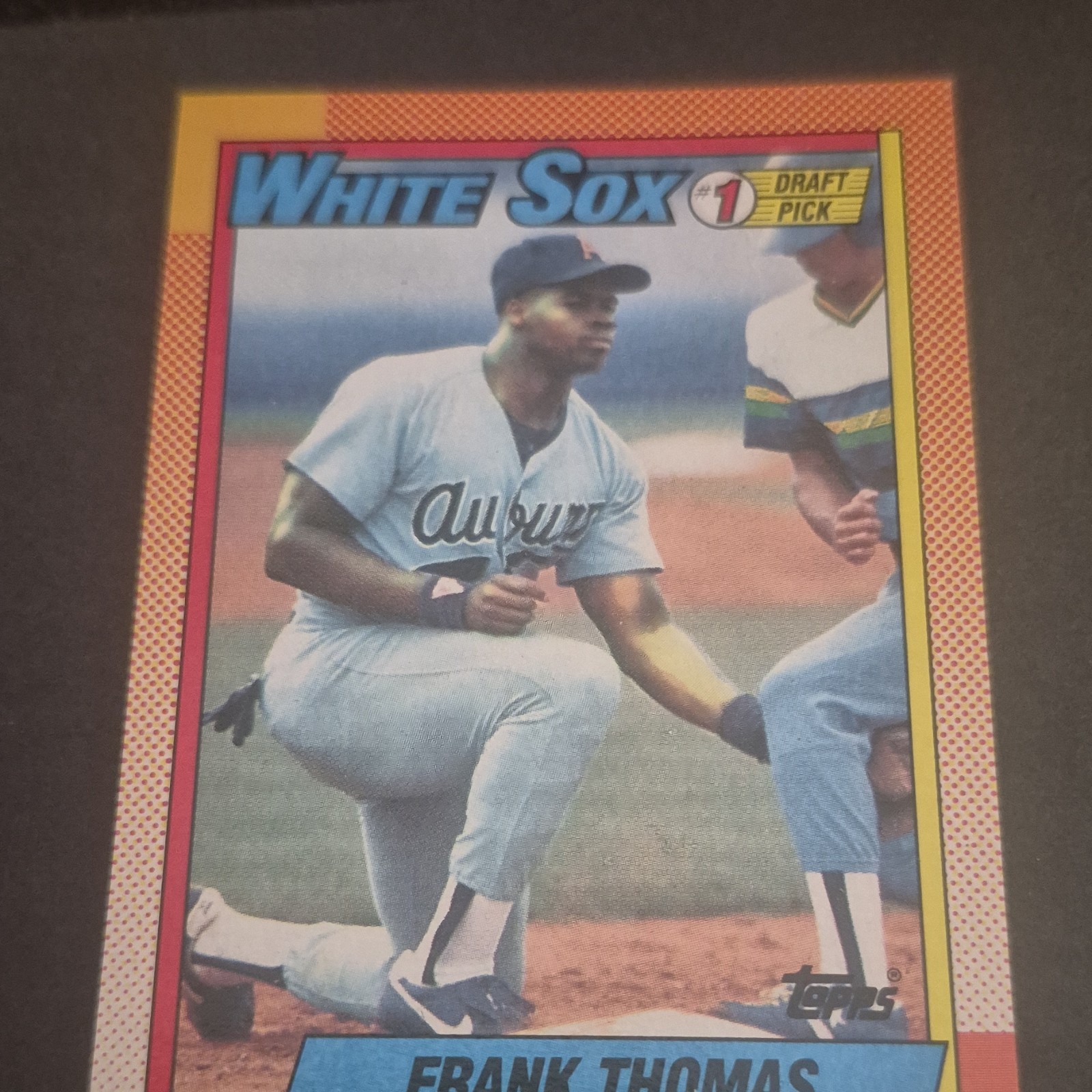 1990 Topps Frank Thomas #414 Draft Pick White Sox Baseball Trading Card