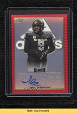 2020 Leaf Metal US Army All-American Bowl 1/1 Jamil Burroughs #BA-JB3 Auto 0s5