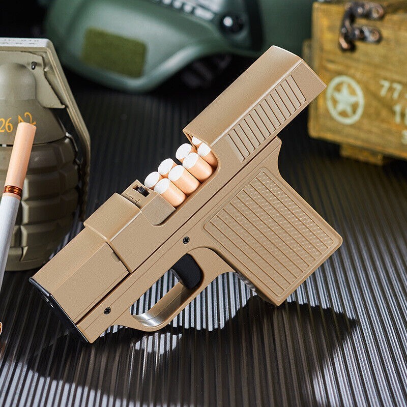 Gun/pistol Cigar Case Butane Pipe Bbq