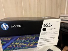 New Genuine OEM HP CF320X Black Toner 653X . SEALED GOOD BOX. SHIPS FREE