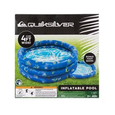 Quiksilver 3 Ring Inflatable Pool with Basin