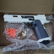 Combat Master Soft Bullet Toy Gun  Shell Ejecting Pistol for Kids Gift