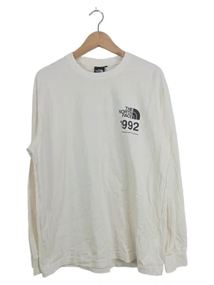 The North Face T-Shirt Manches Longues Homme Blanc Logo Outdoor (UNI) - Photo 1/4