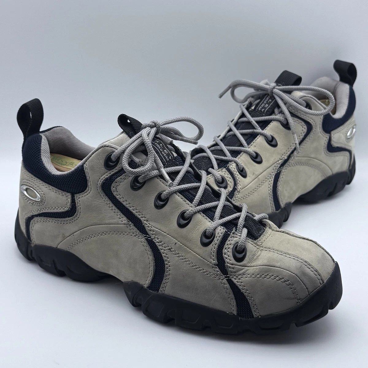 RARE Vintage Oakley FLAK Low Hiking Shoe Tactical Field Gear Khaki Y2K Men\'s 7.5 Oakley 00s software technical nail boots We get some crazy  main image 3