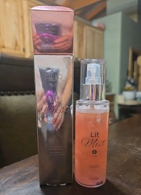 Pur Lit Mist ILLUMINATING SETTING SPRAY Hydrate Radiant Glow Skin 4 oz/120mL New