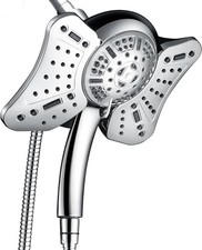 1.8G Shower Head with Handheld Spray bo: 1 Rainfall Shower