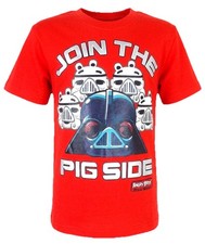ANGRY BIRDS STAR WARS 128 T- SHIRT ROT KURZAR...