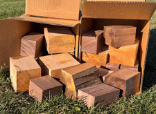 Hardwood Cutoffs Box Wood Scraps for Turning Knife Handles Pen Blanks DIY