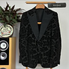 Gucci Tom Ford (36/38R) Floral Brocade Jacquard Dinner Tuxedo Jacket Smoking