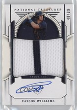 2024 Panini National Treasures /99 Carson Williams #PMS-CW Auto 16wc
