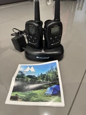 No-License Midland LXT500 FRS GMRS Walkie-Talkie Pair w/Desk Charger