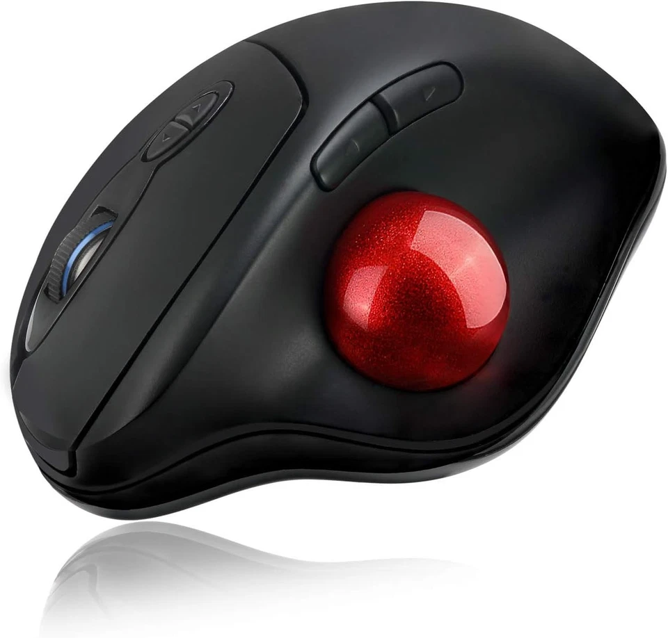 Adesso 2.4Ghz Wireless Programmable Ergonomic Trackball Mouse, with Detachable 1 - Image 4 of 4