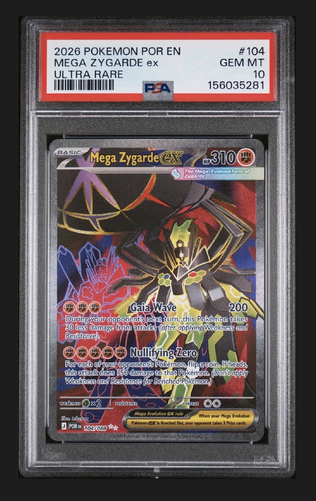 2026 Pokemon 1ST EDITION #104 Krabby front
