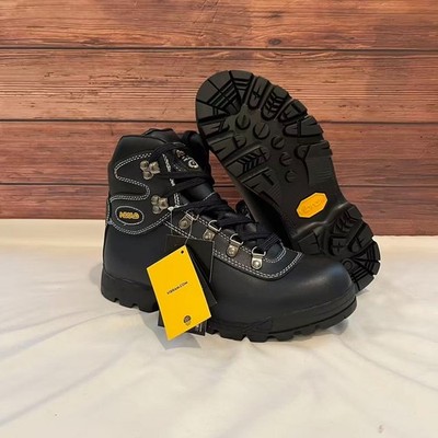 ASOLO SUNRISE Men's HIKING LEATHER NAVY BLUE BOOT AS-406M