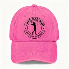 Unisex Vintage Circular Seal Golf Drinking Joke Dad Hat Washed Baseball Cap