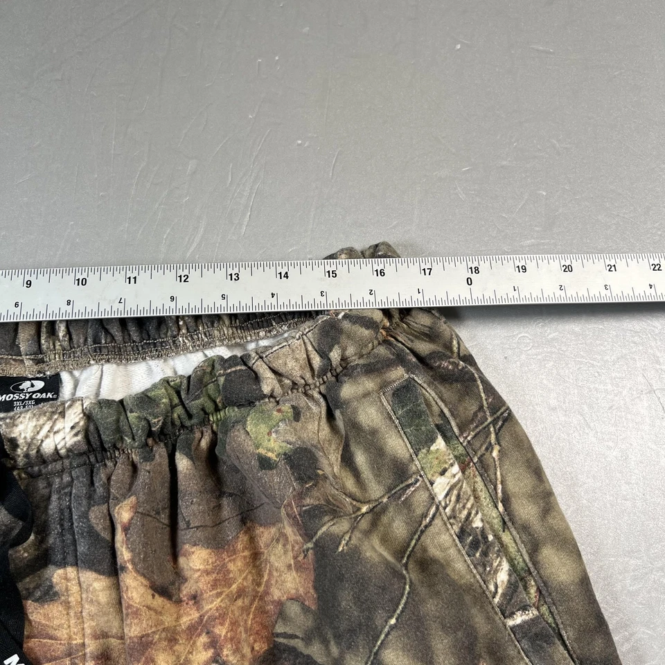 Mossy Oak 宽松阔腿裤男式 3XL 迷彩抓绒休闲运动裤抽绳 — 第 4/4 张图片