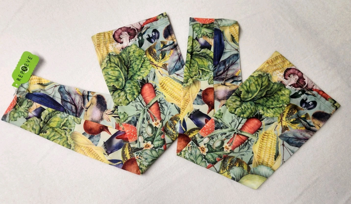 NWT Farmers Defense UV Arm Sleeves Vegetable Harvest Print UPF 50+ Cooling Guard
Opens in a new wind