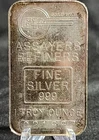 Gold Way Refiners-Assayers GW Vintage  1 oz. Silver .999 Fine Bar Ingot S#021997