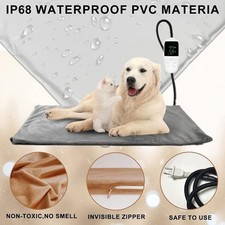 Large Pet Heating Pad Electric Blanket Waterproof Mat Warmer Washable Dog Cats