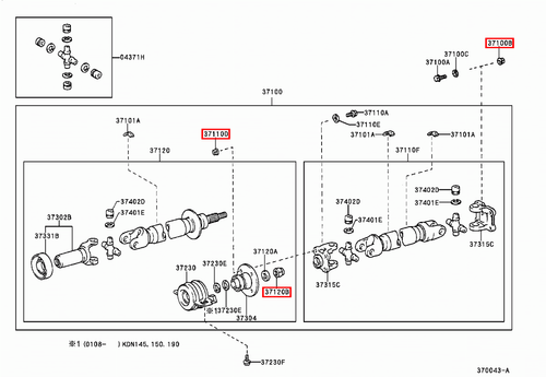 Genuine Toyota LandCruiser 80 79 Series HZJ HDJ FZJ FJ LJ Tailshaft Nut - Picture 7 of 20