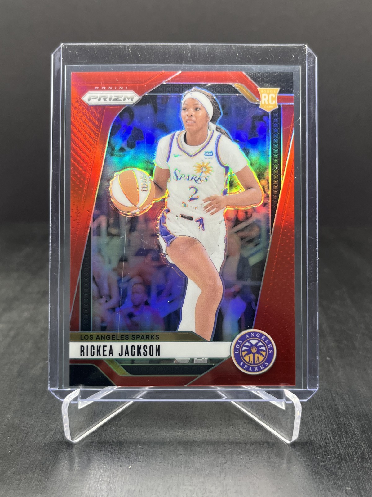 2024 Panini Prizm WNBA Basketball Rickea Jackson RC Rookie Red 143/299 #60