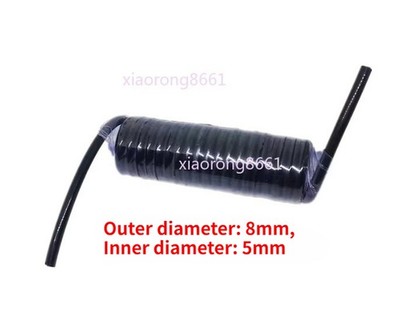 8*5mm PU Spiral Air Hose Pipe Line for Tire Changer Machine & Length 1-9m