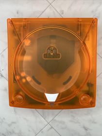 Sega Dreamcast Clear Orange Skeleton Console VA0 Japan - New Battery & Fuse - JP