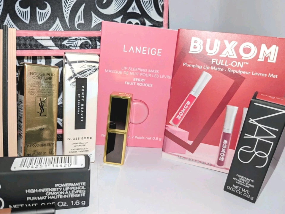 14 Pc Luxury Lipstick Lot Gucci Dior Tom Ford Charlotte Tilbury Armani +MORE NEW - Image 4 of 4