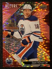 2024-25 Upper Deck Allure #2 Zach Hyman Red Rainbow Edmonton Oilers