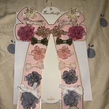 Set of 12 hair clips for babies or toddlers.