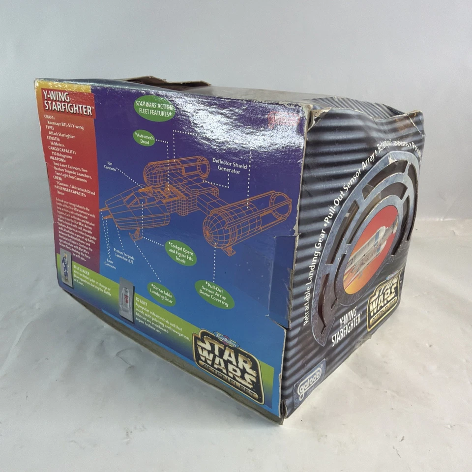 FLOTA DE ACCIÓN STAR WARS LÍDER AZUL ESCUADRÓN DE COMBATE ALA Y COLORES VARIANTE Foto 3 de 4