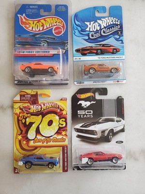 Hot WHeels Classics MUSTANG MACH 1マスタング Hot Wheels Orange MUSTANG MACH 1 Lot 1998 FE Cool Classics 70's 50