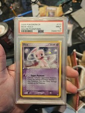 2006 POKEMON EX HOLON PHANTOMS MEW #111/110 SECRET RARE HOLO FOIL PSA 9 MINT! on eBay