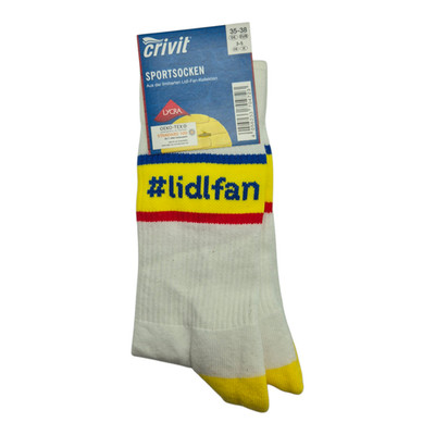LIDL Socken - 35-38 - CLEAN WHITE - LIMITED EDITION
