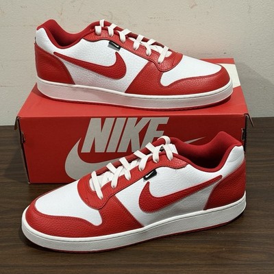 Nike Ebernon Low Prm White University Red Mens Walking Casual AQ1774-101 Size 14